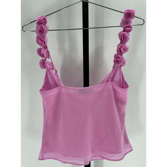 Majorelle 'Brittan' Pink Polyester Top Size S - Picture 2 of 4